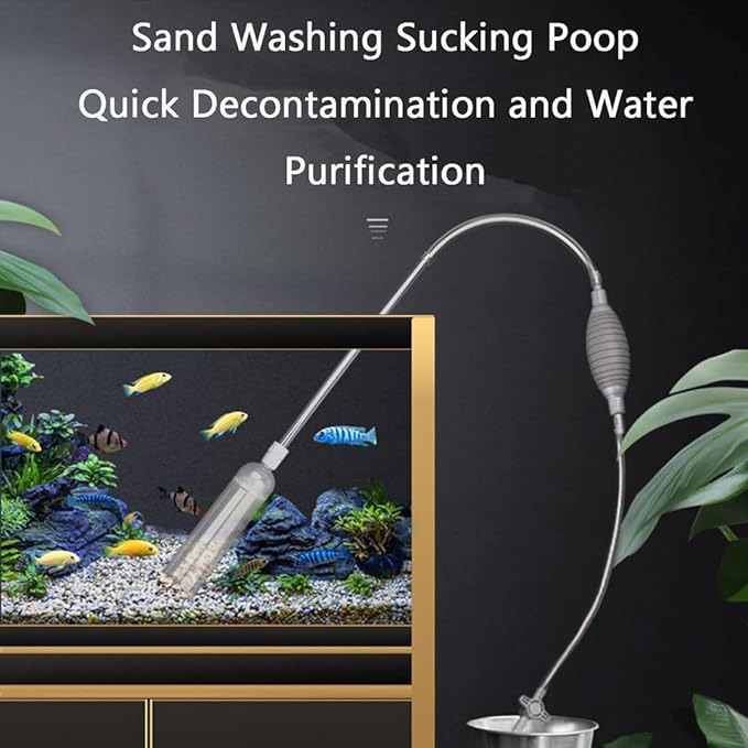 Best way to outlet clean aquarium sand