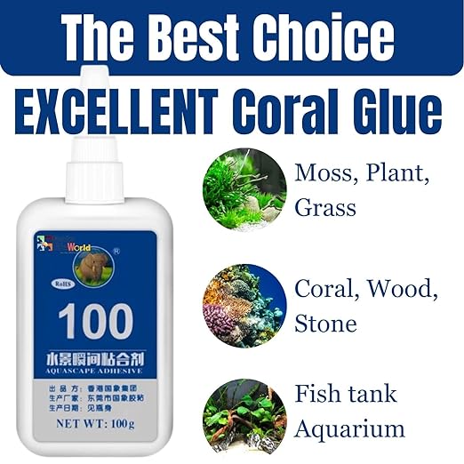 Petzlifeworld  100 Gram Instant Elephant Glue for Aquascaping