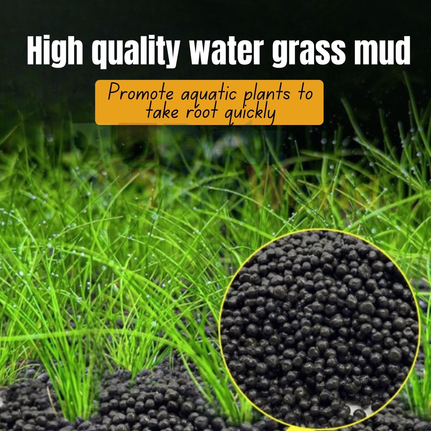 Petzlifeworld Aquarium Soil Substrate Gravel Sand for Planted Live Plants Fish Tank Freshwater