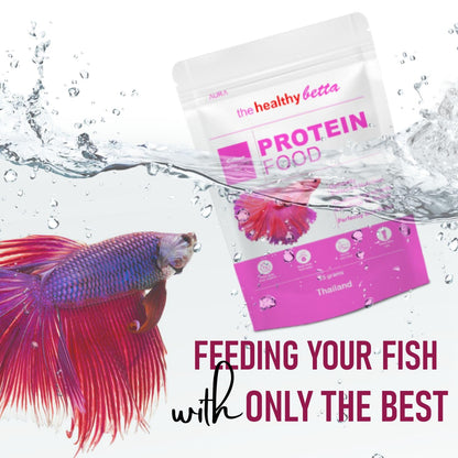 Aura The Healthy Betta Protein Food, 25G | Colour Enhancing Diet