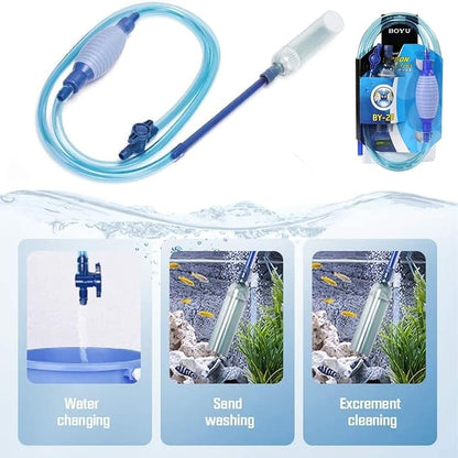 BOYU BY-28 Instant Siphon Gravel Cleaner For Aquarium Fish Tank Cleaning