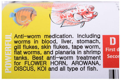 Aquatic Remedies Worm-Out Fish Deworming Formula, 60ML for Flower Horn, Discus, Arowana and All Other Fish