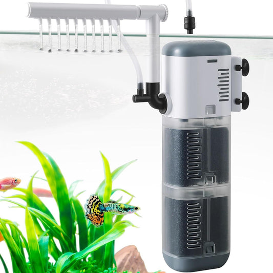 Petzlifeworld Water Fall Type with Adjustable Flow Control Internal Filter