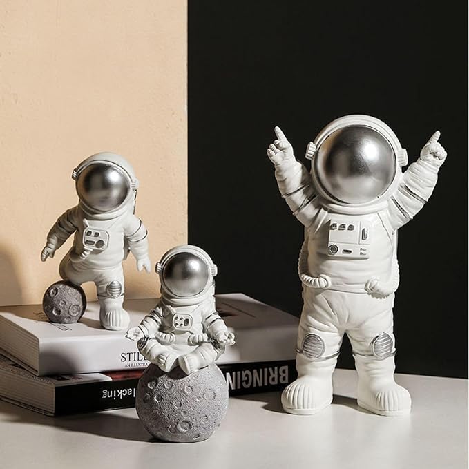 Petzlifeworld Astronaut Toys For Aquarium Decorations (3Pcs)