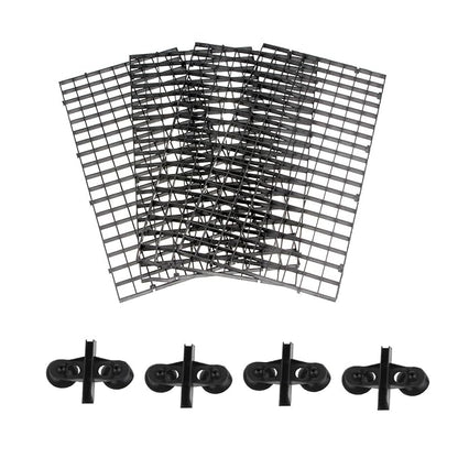 Petzlifeworld 4 Pcs Aquarium Divider Grid Divider Tray Egg Crate Aquarium Fish Tank Filter Bottom Isolation Board