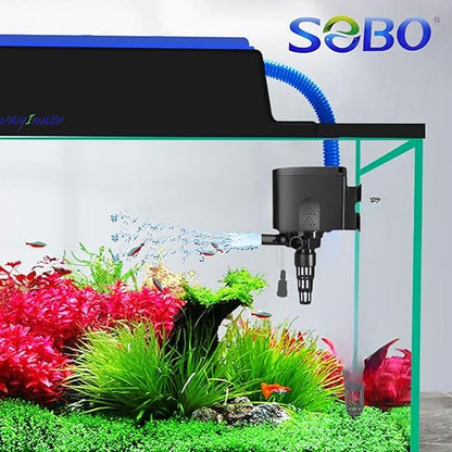 Sobo WP-1880F Aquarium Top Filter with 1 Feet Sponge | Power : 25W | Output : 880L/H