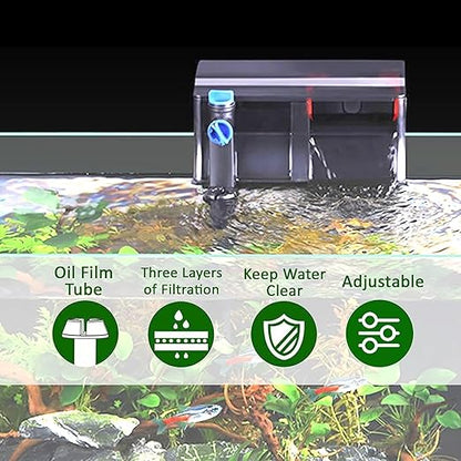 Sunsun Grech CBG Series UV Sterilizer Hang On Back Filter | Suitable for 38 Liters - 115 Liters Aquarium Tank (CBG-500)