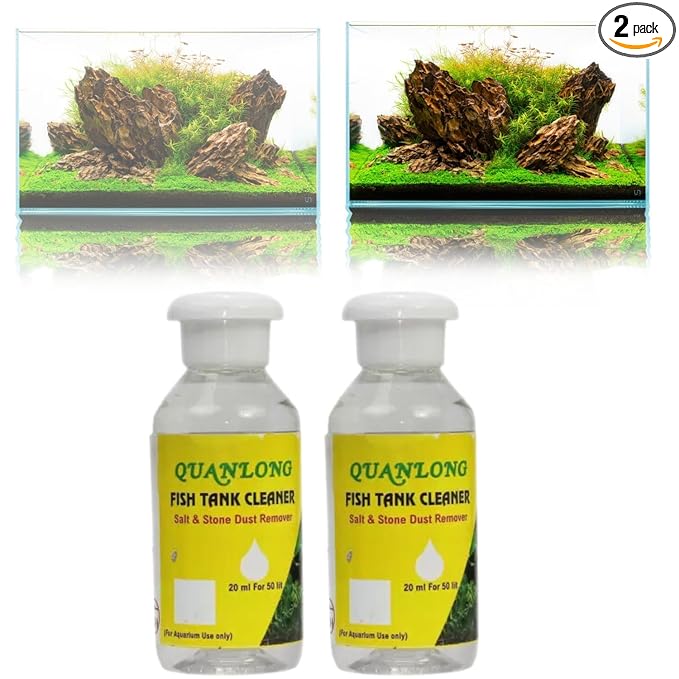 Quanlong Fish Tank Cleaner | Salt & Stone Dust Remover for Aquarium Fish Tank