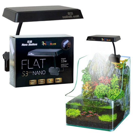 Neo Helios Flat Nano S3 Plus, Full Spectrum Planted Tank Aquarium Light