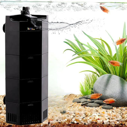 Sobo Aquarium Corner Internal Filter (WP-707C | 12W | 650 L/H)