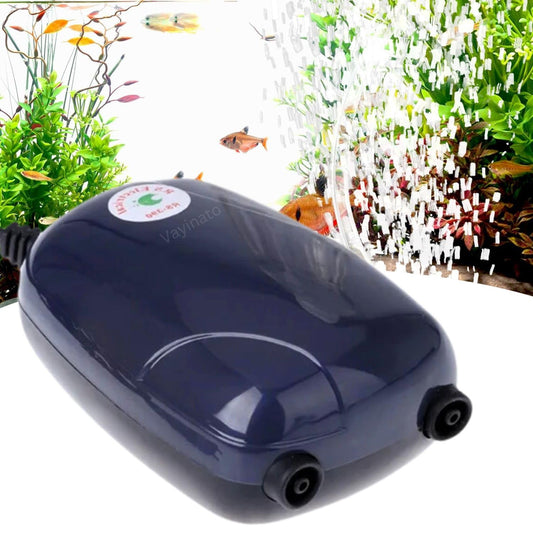 Petzlifeworld RS 390 Two Way Air Volume Adjustable Aquarium Oxygen Air Pump (Pump Only)