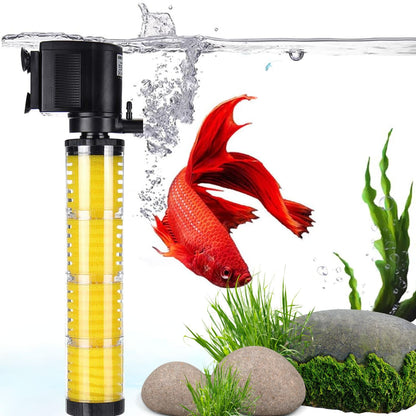 Petzlifeworld LY-3320 | 35W | 1500L/Hr | Perfect for 5 Feet Tank Multi Function Powerful Aquarium Internal Filter