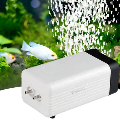 Petzlifeworld CT-202 Two Way Air Volume Adjustable Aquarium Oxygen Air Pump (Pump Only)