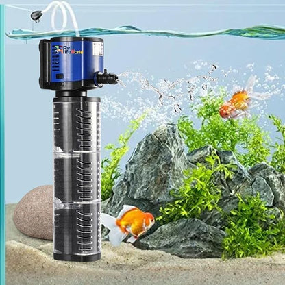 Sunsun JQP Series 3 in 1 Aquarium Submersible Internal Pump & Filter