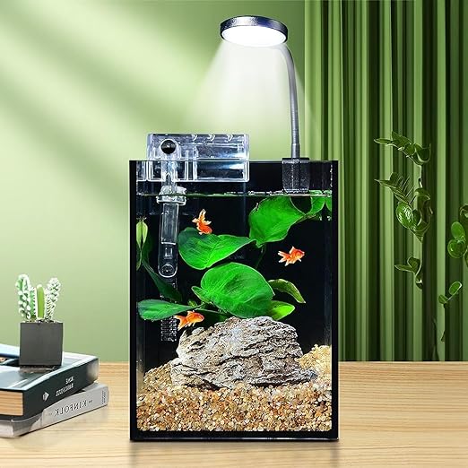 Petzlifeword Clip On Aquarium LED Light 360 Flexible VAYINATO