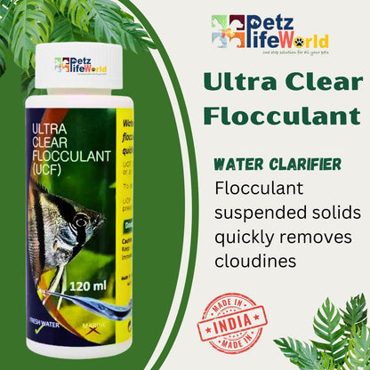 Aquatic Remedies (Pack of 2 * 120ml UCF- Ultra Clear Flocculant) Aquarium Fish Tank Water Clarifier | Quickly Removes Cloudiness