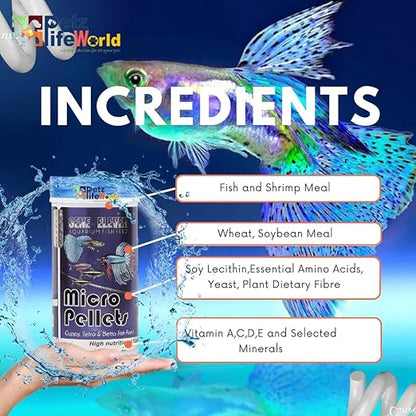 Aquatic Remedies Gene Eleven Micro Pellets | Tetra, Guppy, Barb and Betta feed