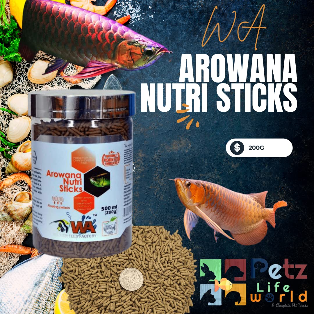 WA Arowana Nutri Sticks For Fish Food