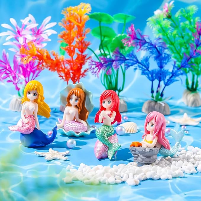 Mermaid hot sale aquarium toy