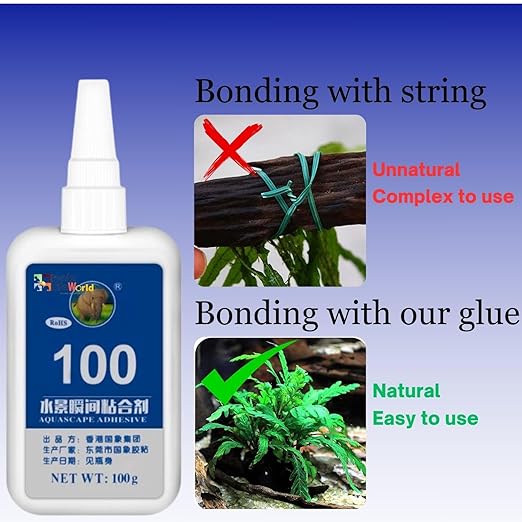 Petzlifeworld  100 Gram Instant Elephant Glue for Aquascaping