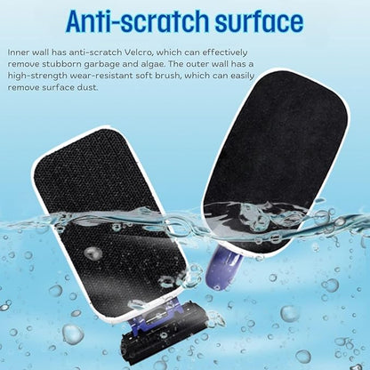 SOBO Fish Tank Glass Cleaner Floating Aquarium Magnet Cleaner with Algae Scraper