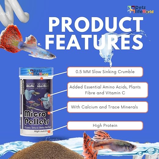 Aquatic Remedies Gene Eleven Micro Pellets | Tetra, Guppy, Barb and Betta feed