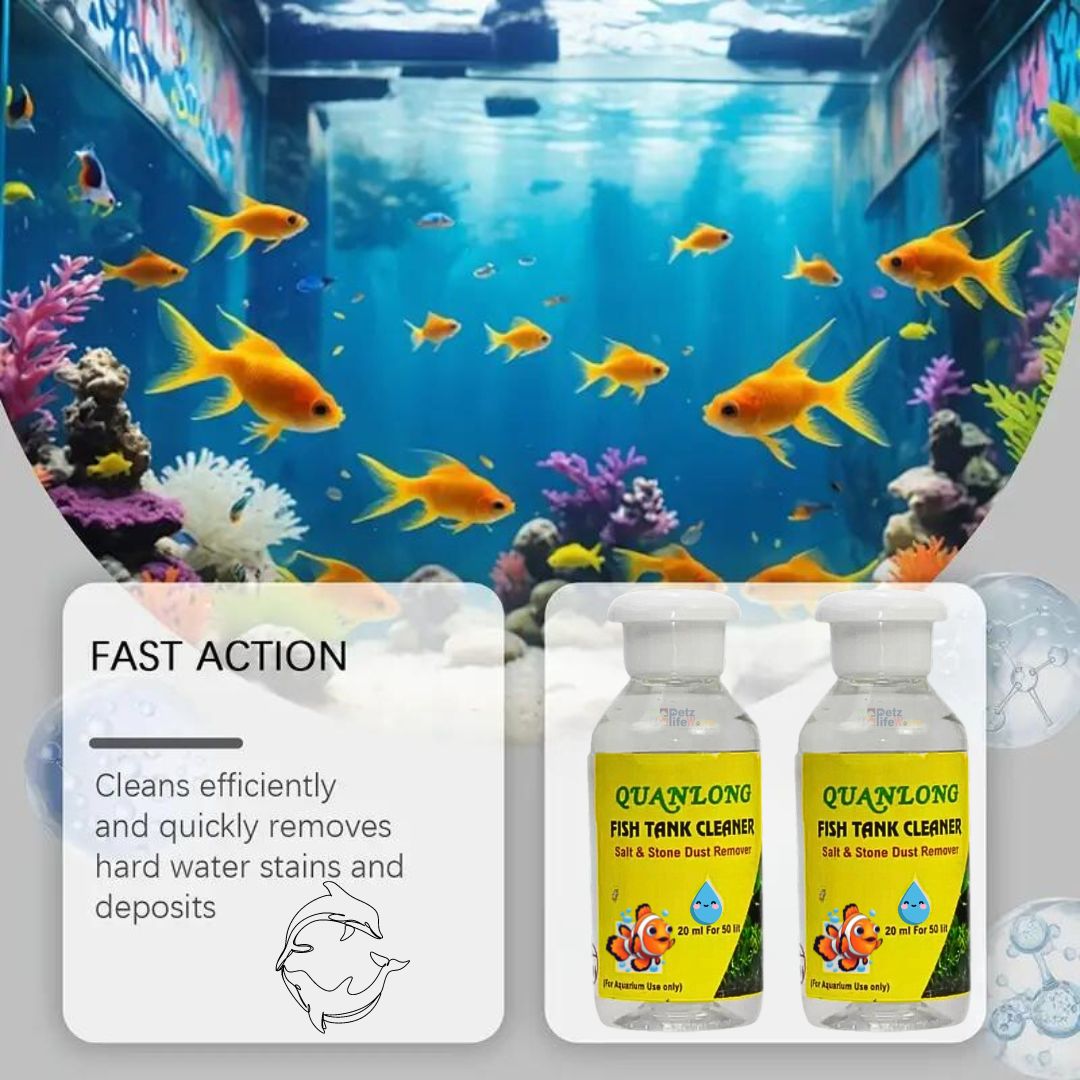 Quanlong Fish Tank Cleaner | Salt & Stone Dust Remover for Aquarium Fish Tank