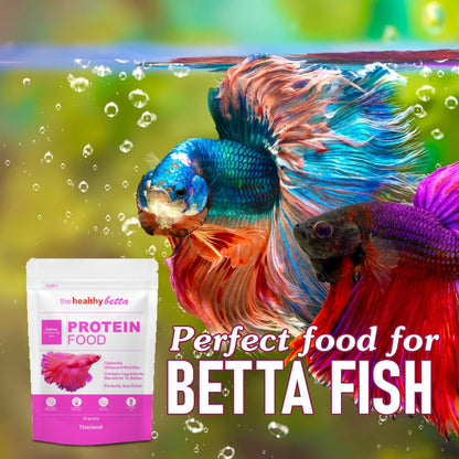 Aura The Healthy Betta Protein Food, 25G | Colour Enhancing Diet