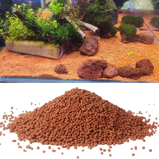 Petzlifeworld 500G (2MM) Aqua Clean Balls for Aquarium Gravel Brown Colour Aquarium Substrate