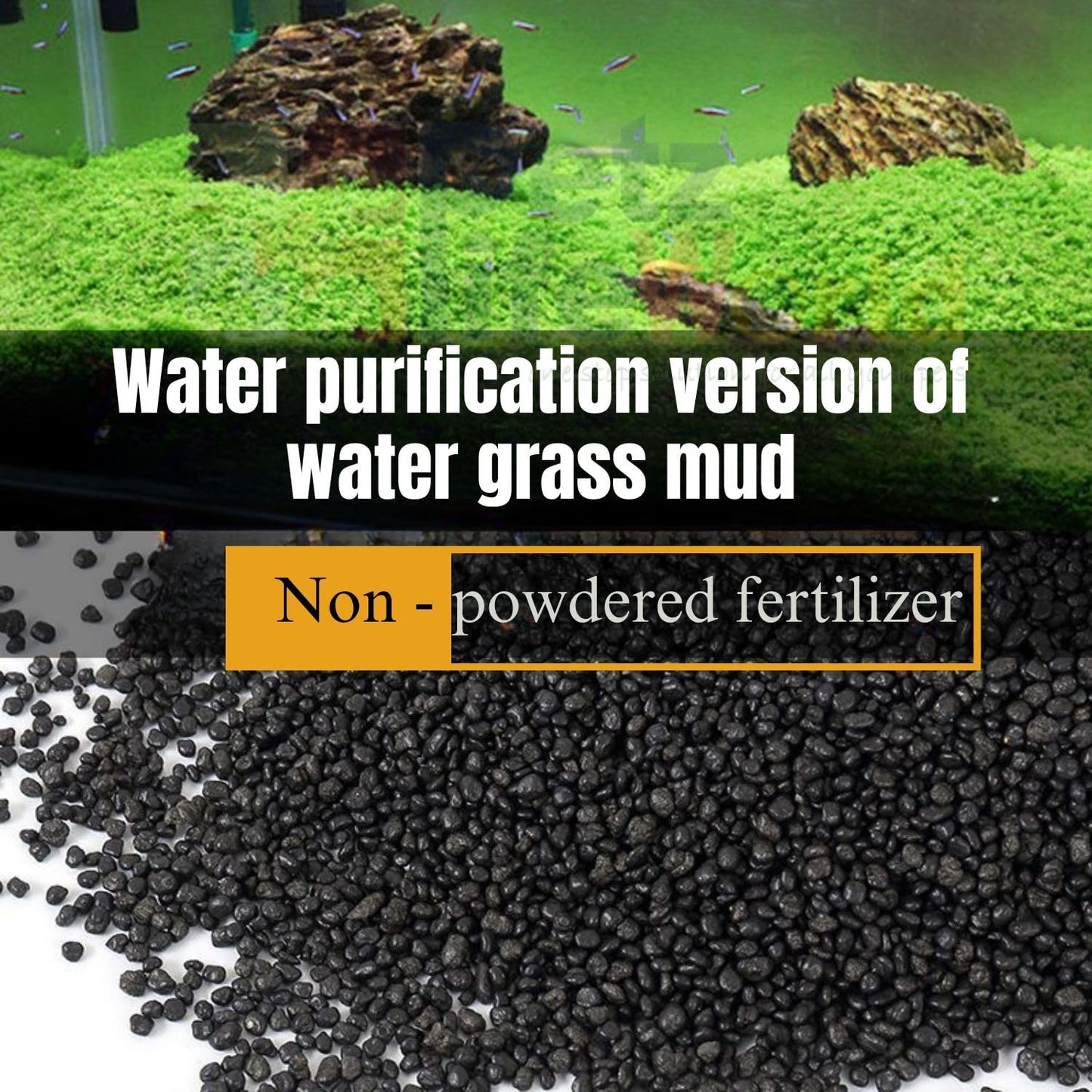 Petzlifeworld Aquarium Soil Substrate Gravel Sand for Planted Live Plants Fish Tank Freshwater