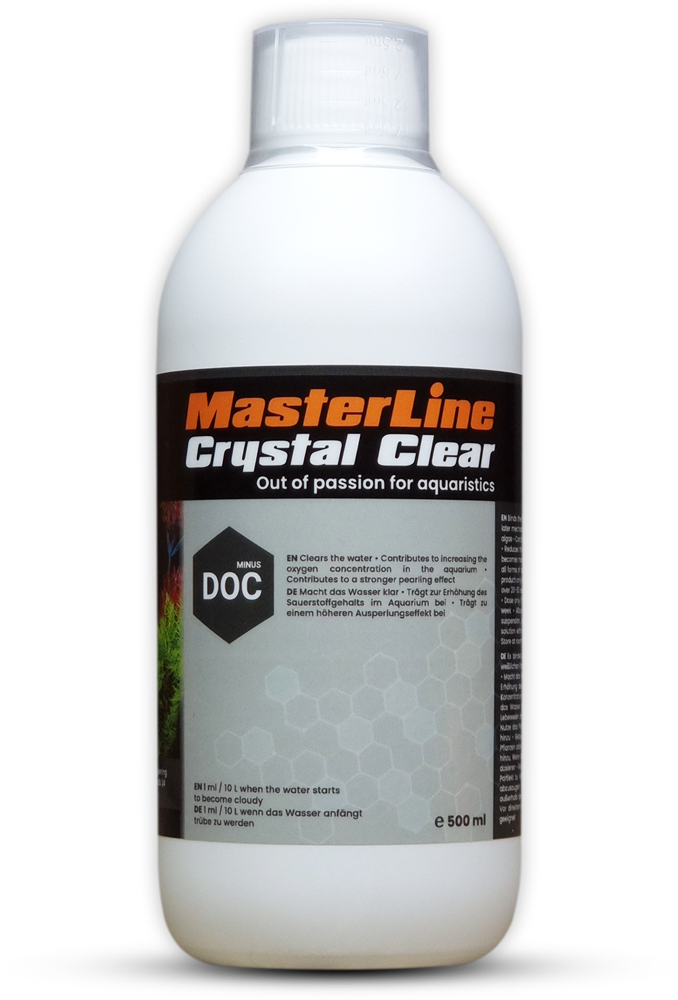 Masterline Crystal Clear - 500 ML Clears The Water Contributes To Increasing The Oxygen Concentration In The Aquarium