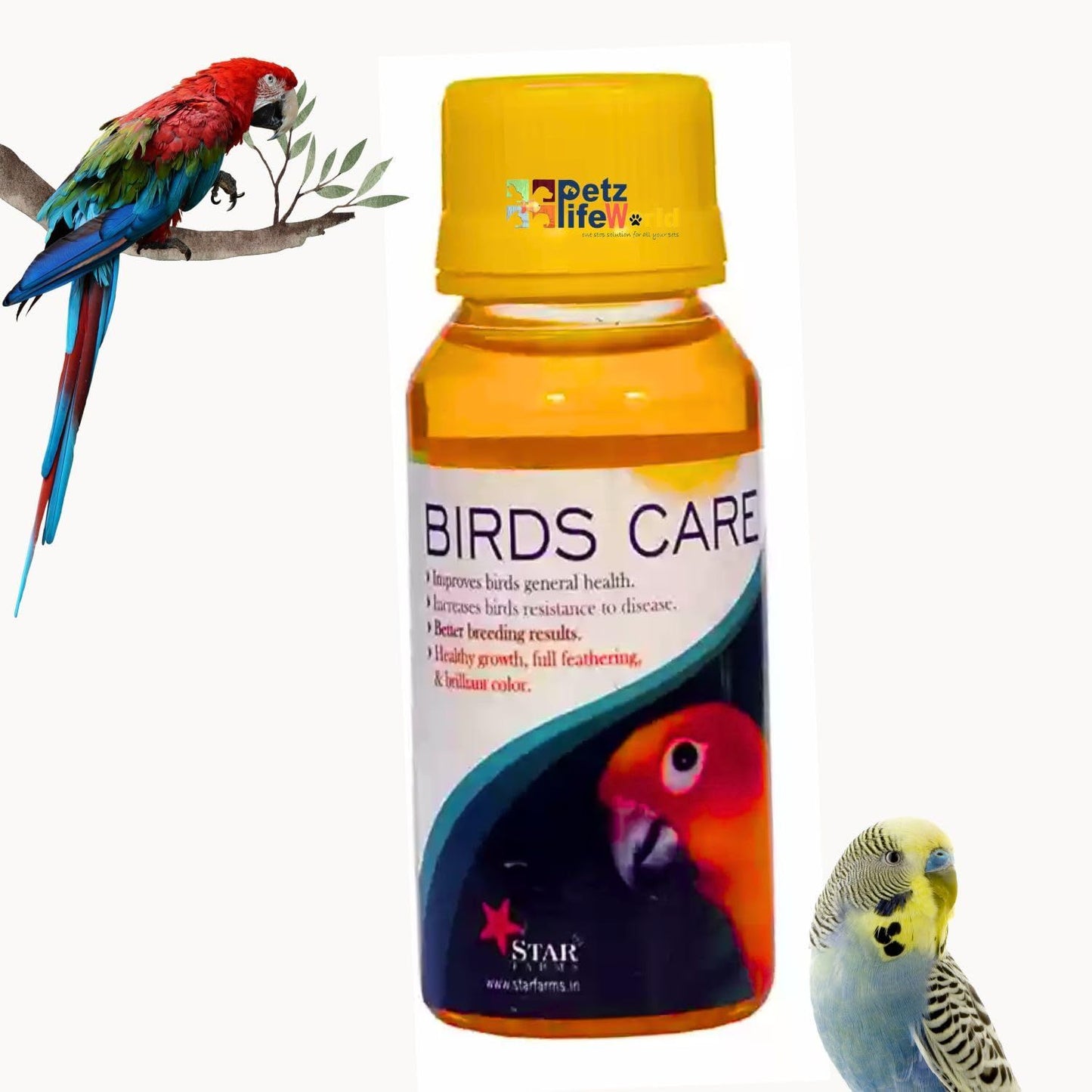 Birds Care Tonic, 200ML Birds Health Supplements for All Kind of Birds