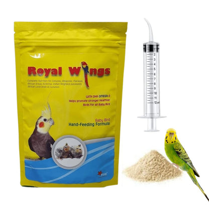 Star Farms  Royal Wings Hand Feeding Formula With Hand feeding syringe