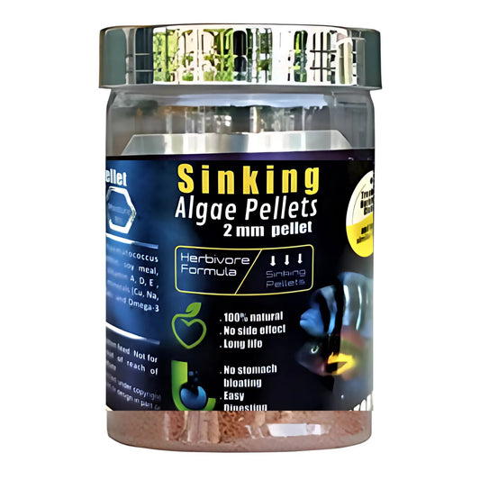 WA Sinking Algae Pellets 500 ML (270G) | South American Cichlids and for All Similar Fishes