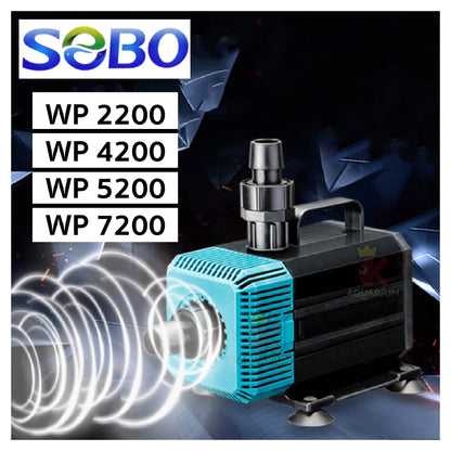 SOBO WP Series Aquarium Energy Saving Low Noise, Pond and Fountain Aquarium Submersible Water Pump For Aquarium Fish Tank