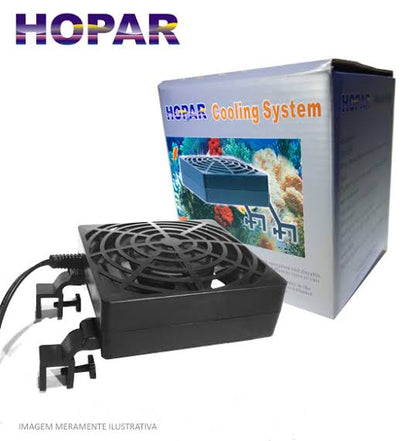 HOPAR Single Head (H-901 | 20W | Suitable for 3 Feet Tank) Low Noise Aquarium Cooling Fan for Aquarium Fish Tank | Adjustable to Suit Any Fit Angle