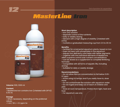 Masterline Iron (Fe) based solution 500 ML