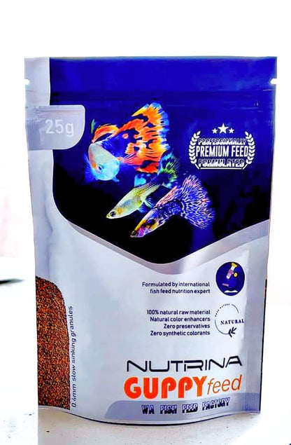 WA Nutrina Guppy For Fish Food 25g