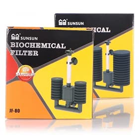 SunSun JF-80 Mini Bio Chemical Sponge Filter with Pump | 3W | 350 L/Hr