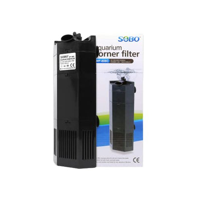 Sobo Aquarium Corner Internal Filter (WP-808C | 15W | 800 L/H)