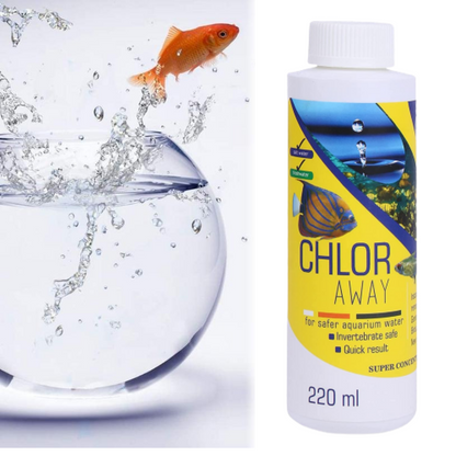 Aquatic Remedies Chlor Away Aquarium Fish Tank Water Chlorine Remover