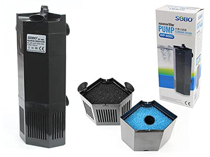 Sobo Aquarium Corner Internal Filter (WP-808C | 15W | 800 L/H)