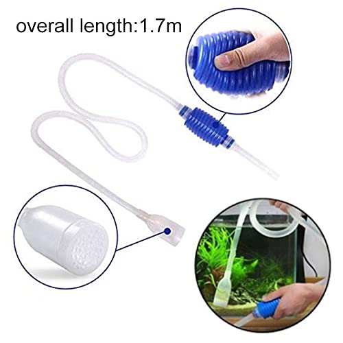 AQUANEAT Fish Tank Cleaning Tools, Aquarium Siphon, with 5 in 1
