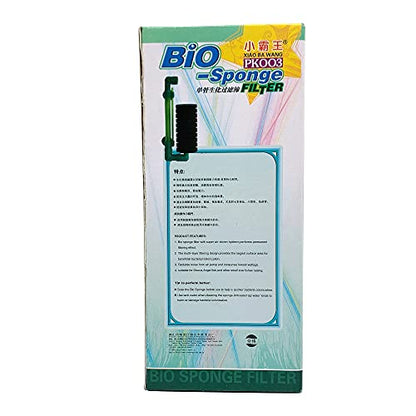 PK-003 Aquarium Black with Green Bio Sponge Filter for Aquarium Fish Tank |Single Side Sponge)