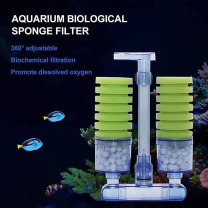 Xinyou XY- 2882 Aquarium Double Green Sponge Filter Media