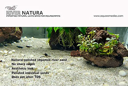 Aquatic Remedies River Natura Imported Natural White Sand for Aqua scaping