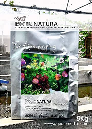 Aquatic Remedies River Natura Imported Natural White Sand for Aqua scaping