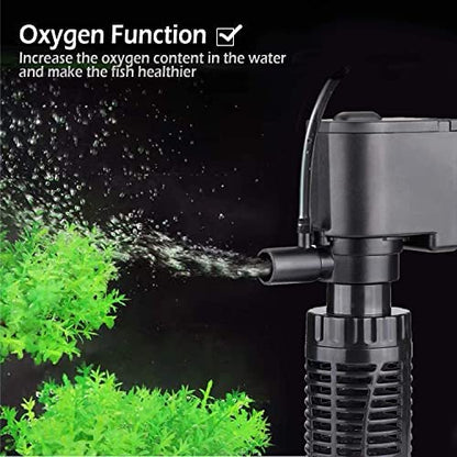 Bluepet Aquarium Fish Tank Internal Filter (BL-601F | 6W  | 600L/H)