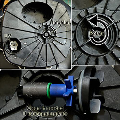 Sunsun Cannister Filter Spare Impeller Suitable for (HW303A/303B)