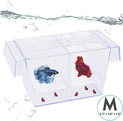 Boyu Fish Breeding Box Tank Hatchery Incubator Aquarium Isolation Box for Baby Shrimp Guppy